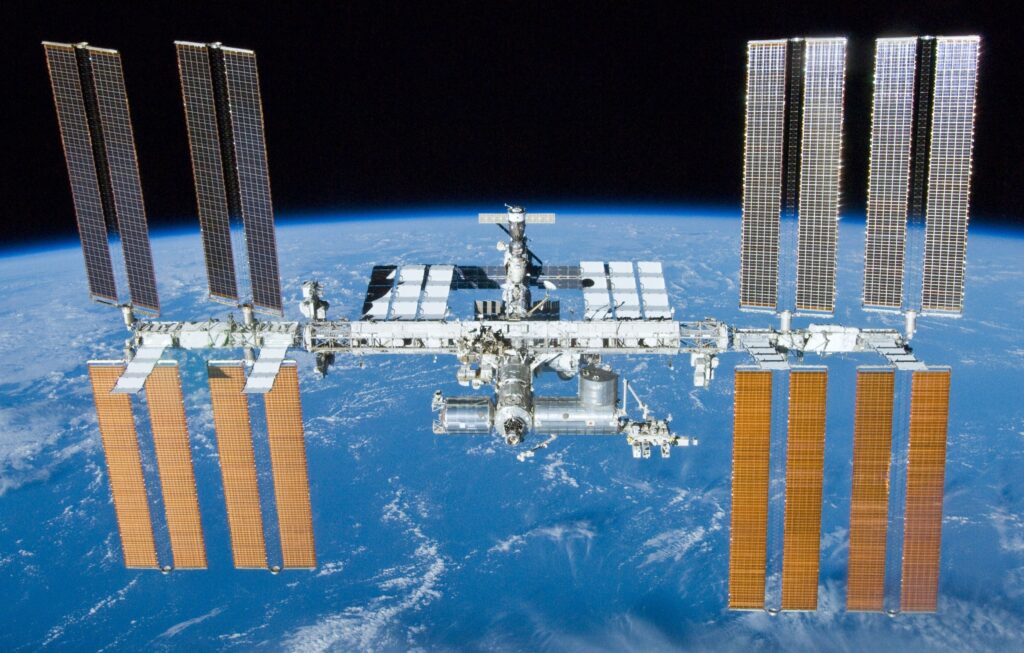 International Space Station, photo via Wikimedia Commons